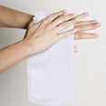 thumbnail image 2 of Cotton Towel Set - Ringspun Cotton, Premium Flannel Face Towels, Absorbent and Soft Fingertip Towels (12-pack, White), 2 of 5