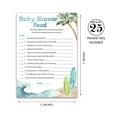 thumbnail image 2 of Surf Beach Theme Baby Shower FEUD Game - Pack of 25 - Fun Shower Family Feud Games, Baby on Board Baby Shower Activity, Gender Neutral Baby Shower Fued Games, Couples Shower G940-BSF, 2 of 6
