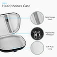 thumbnail image 3 of Geekria Shield Headphones Case Compatible with Sony WH-CH520, WH-CH510, WH-CH500, Replacement Hard Shell Travel Carrying Bag with Cable Storage (Dark Grey), 3 of 6