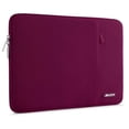 thumbnail image 5 of MOSISO 13" Laptop Sleeve, Polyester Lined Notebook Case, Wine Red, 5 of 6