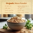 thumbnail image 2 of NaturaleBio Organic Maca Powder 1 lb – Peruvian Root Supplement for Energy & Vitality, Natural & Pure, Vegan-Friendly, 2 of 9