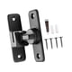 thumbnail image 5 of Cerradura para puerta corrediza con tornillos, pestillo universal para puerta, perno resistente Negro, 5 of 9