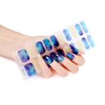 thumbnail image 1 of 20pcs/pack Nail Wraps Women Nail Polish Strips Solid Color Fingernail Stickers, 1 of 5