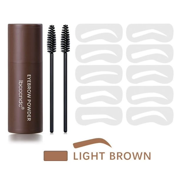 Xihbxyly Set de Maquillaje para Cejas, Polvos de Larga Duración En Barra, Incluye Pinceles y Tarjetas, Aspecto Natural con Diseño de Cabeza de Hongo, Multiusos para Cejas Perfectas, Un Gran Regalo pa