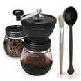 Triple Tree Stainless Steel Manual Coffee Grinder with Ceramic Burrs