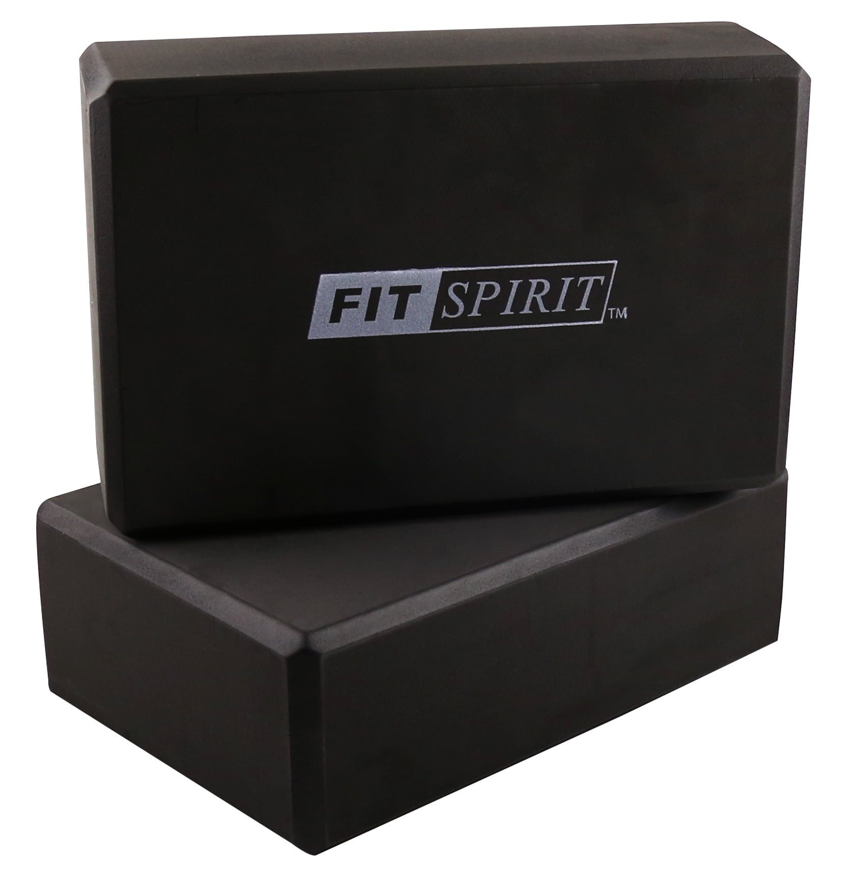 Fit Spirit Set of 2 Black Exercise Yoga 