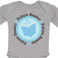 thumbnail image 4 of Inktastic Reading Future Reader Books Boys or Girls Long Sleeve Baby Bodysuit, 4 of 5
