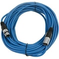 thumbnail image 2 of Seismic Audio  Pair of Blue 50' XLR Male to Female Microphone Patch Cables(2 Pk) Blue - SAXLX-50Blue-2Pack, 2 of 4
