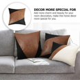 thumbnail image 3 of Living Room Pillow Cover Square Coffee Shop Multi Pu Polyester Decorative 1Set, 3 of 4