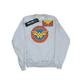 thumbnail image 1 of DC Comics Girls Wonder Woman Circle Logo Sweatshirt, 1 of 5