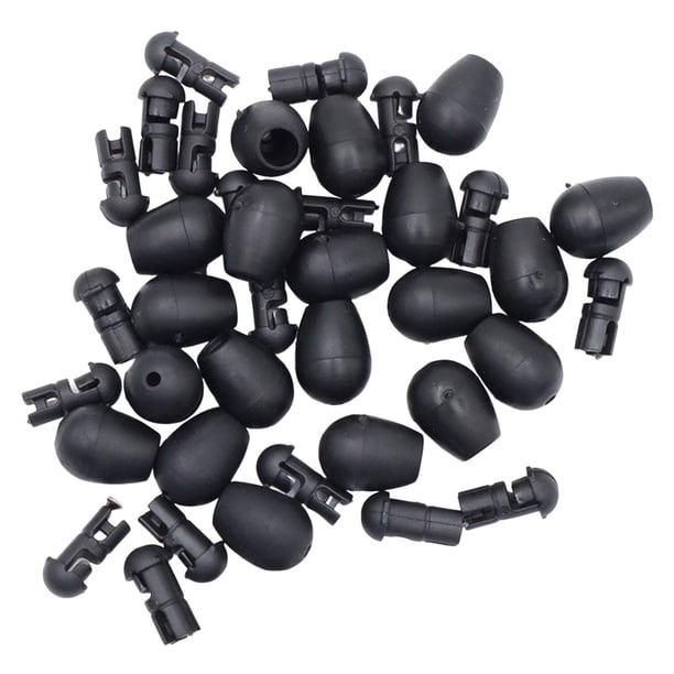 20 piezas de de cambio rápido, aparejos duraderos, Terminal de carpa, conector de aparejos, carpa 6x9mm kusrkot Broche de conector de pesca
