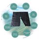 thumbnail image 5 of Esteras cuadradas para malezas de árboles, fundas para plantas de jardinería, tela para plantar, crecimiento, patio, protección contra la humedad, 1x1m Inevent HA059724-01, 5 of 7