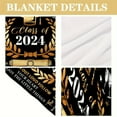 thumbnail image 6 of Graduation Gifts Blanket Class of 2024 Gifts Granddaughter Grandson Graduation Gifts for Her Him, High School College Ph.D. Graduation Gifts, 6 of 9