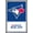 Barnwood Framed Version, variant on MLB Toronto Blue Jays - Logo 22 Wall Poster, 22.375" x 34"