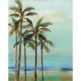 thumbnail image 2 of Vassileva, Silvia 15x18 Black Ornate Wood Framed with Double Matting Museum Art Print Titled - Copper Palms II, 2 of 4