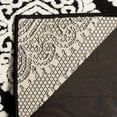 thumbnail image 4 of SAFAVIEH Cottage Ace Damask Indoor/Outdoor Area Rug, Anthracite/Cream, 6'7" x 9'6", 4 of 8