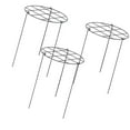 thumbnail image 1 of 3 piezas Peony Support Cage través de Hoops Metal Marco de metal Estacas de soporte de plantas de jardín para plantas altas Vegetales fresas Rejillas, 1 of 8