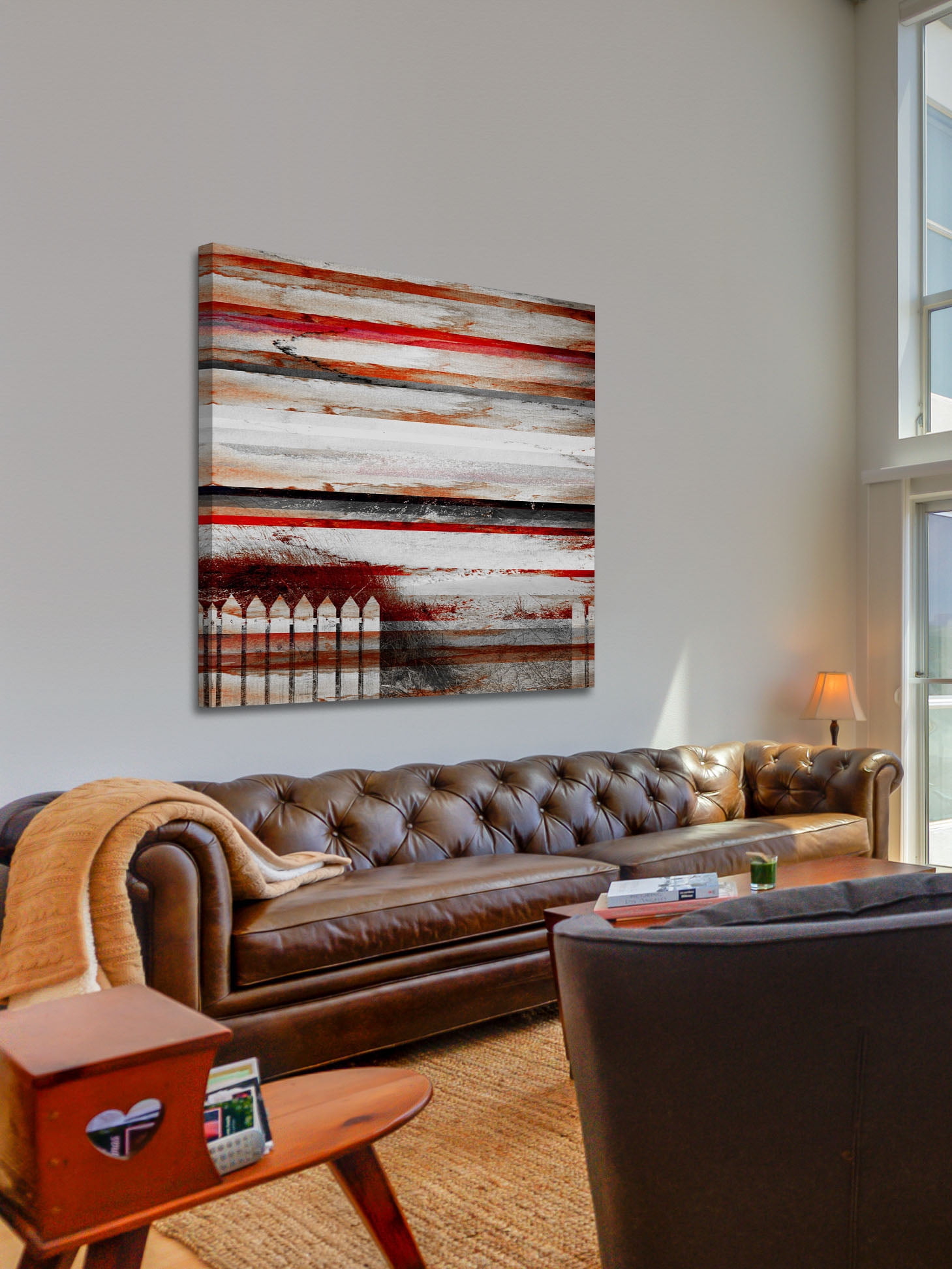 Parvez Taj "Picket Fence" Print on Canvas