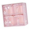 thumbnail image 2 of CONDIMENTO de CONDEMENTO de CONTENER de ALMACENAMIENTO de CONSEJO Jares multipropósito 4 cuadrículas Caja de condimento Caja de condimento para Pepper Rosa, 2 of 8
