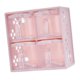 thumbnail image 2 of Caja de condimento de 4 cuadrículas, olla de especias de estante de estante, ollas de especias de cocina, recipiente de almacenamiento de condimentos Rosa, 2 of 8