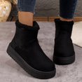 thumbnail image 2 of Yokteiria Women's Snow Boots Cozy Slip On Soft Lined High Top Ankle Boots Thick Bottom Non Slip Flat Heel Cold Weather Outdoor Boots Winter Fashion Footwear, 2 of 10