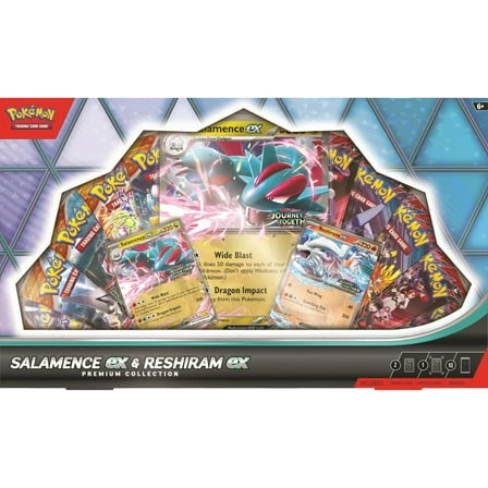 Pokemon Salamence ex  Reshiram ex Premium Collection Box