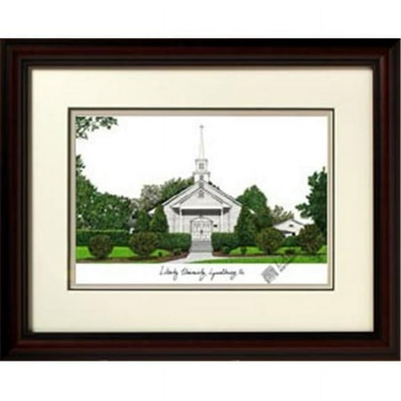 Campus Images VA989R Liberty University Alumnus Framed Lithograph