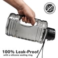 thumbnail image 3 of Large Water Bottle with Motivational Time Marker, 74oz Water Jug with Handle Leak-Proof, Clear  half gallon water Bottle for Gym Camping Workout Outdoors, 3 of 6