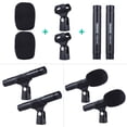thumbnail image 4 of DMS-D7 Professional Musical Instruments Drum Set Wired Microphone Mic Kit with Standard Mounting Accessories Aluminum Carrying Case 1 Big Drum Microphone 4 Small Drum Microphones 2 Condense, 4 of 7