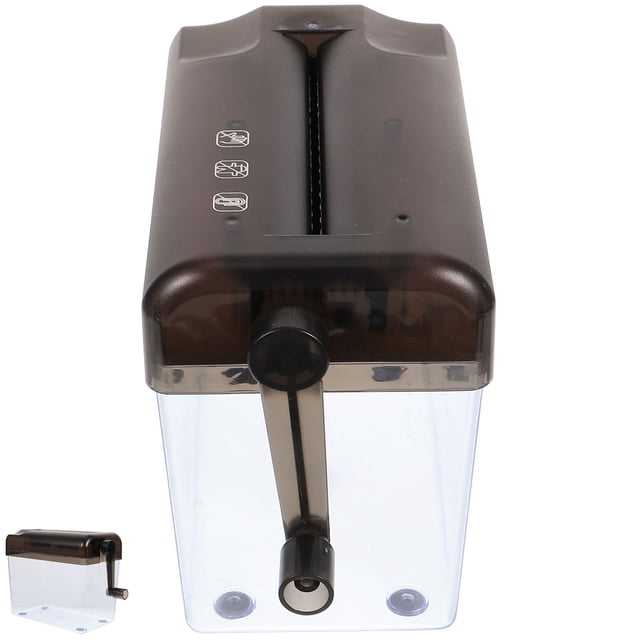 Greenadscape Wear Resistant Paper Shredder Hand Shredder Grey ABS for Home Use 1Set