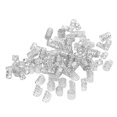 thumbnail image 3 of 200 Uds anillos para el cabello de rastas ahuecan hacia fuera patrones exquisitos aleación trenzado de cabello bobinas de joyería plata, 3 of 8