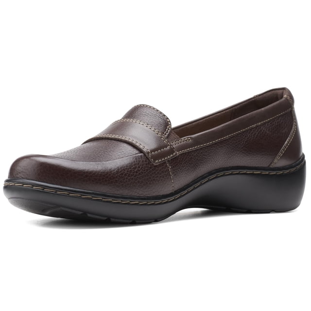 Mocasines Cora Daisy para Mujer Clarks en Cuero Marrón Talla 8.5