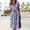 BU2, variant on Women's Casual Dress Fashion Forward Short Sleeve Printed Round Neck Midi Dress for Everyday Style Red XL