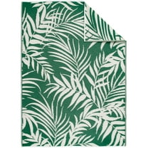 Mainstays Green Palm Plastic Outdoor Rug, 5'x7'