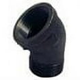 thumbnail image 2 of Mueller Streamline 520-501BG 0.25 in. Street Elbow 45 Black- pack of 5, 2 of 2
