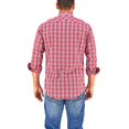thumbnail image 4 of Camisa Vaquera Wrangler Hombre Manga Larga G63 rojo EEG, 4 of 6