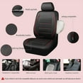 thumbnail image 4 of CAR GRAND Faux Leather car seat covers full set breathable universal fit airbag compatible car, SUV, truck and van red, 4 of 8