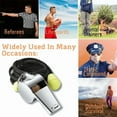 thumbnail image 3 of Metal Sport Whistle 2 Pack, 3 of 8