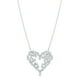 thumbnail image 1 of Collar Simulado Completo Circón Colgante Lujoso Micro-set Corazón Collares y Colgantes de alta, 1 of 8
