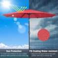 thumbnail image 2 of Yescom 10Ft UV50+ Aluminum Outdoor Table Patio Umbrella with Crank Tilt 3000PA Sunshade Deck Yard Garden Pool Balcony, 2 of 12