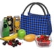 thumbnail image 3 of Fotbe Buffalo Plaid Blue Black Bolsa Térmica Portátil con Estampado, Bolsa de Entrega de Alimentos Aislada, Bolsa Reutilizable de Gran Capacidad para Comidas y Supermercado, 3 of 6