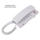 thumbnail image 4 of Teléfono Cableado,Teléfono Fijo con Función de Flash/Silenciamiento/última Remarcación de Números,Teléfono de Escritorio para Casa,Oficina,Hotel(Blanco) cable Teléfono Higoodz Accesorios Electrónicos, 4 of 6
