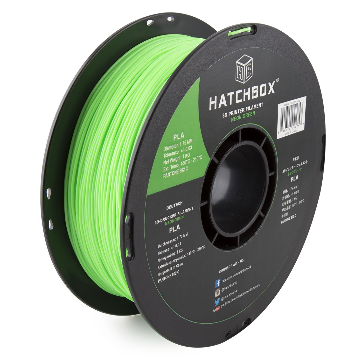 Creality 3D CR-PLA Filament 1.75mm 1KG, Technology Outlet