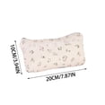 thumbnail image 3 of Fresh Floral Pencil Case, Cute Girlish Large Capacity Pen Pouch, Simple and Stylish Stationery Organizer for Campus, Lightweight Canvas Bag Gift for Youngsters and Youngsters, 3 of 6