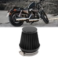 thumbnail image 2 of Unique Bargains 54mm Inlet Dia Black Motorcycle Air Intake Filter Cleaner w Adjustable Clamp, 2 of 3