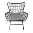 thumbnail image 3 of Alpine Corporation 35"H Outdoor Resin Wicker Conversation Three-Piece Set, 3 of 5