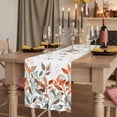 thumbnail image 2 of Table Runners 90 Inches Long Dress Scarves, Vintage Leaves Farmhouse Coffee/Dining/Kitchen Table Runner for Living Room, Summer Botanical Pastoral Watercolor 13x90 Inch, 2 of 9