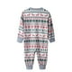 thumbnail image 2 of Conjunto de 2 pijamas navideños familiares de algodón con estampado para padres e hijos., 2 of 8
