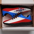 thumbnail image 3 of Puerto Rico Shoes Men Women Running Tennis Shoes Breathable Casual Puerto Rico Flag Sneakers Black Size 10.5, 3 of 5