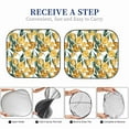 thumbnail image 6 of Haiem Yellow Tulips Car Windshield Sun Shade (2 Pieces) Foldable Windshield Sun Shade Car Accessories for Truck SUV Pickup-Large, 6 of 7